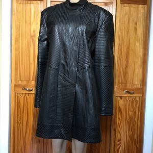 Elie Tahari Black Leather Jacket